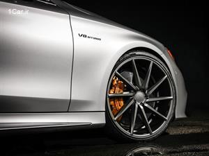 مرسدس S63 کوپه در کفش‌های Vossen